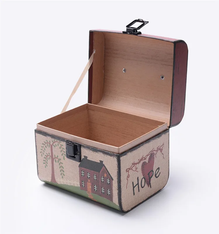 Handmade Custom Paper Small Cardboard Suitcase Shaped Gift Box Children Packaging Cardboard Suitcase