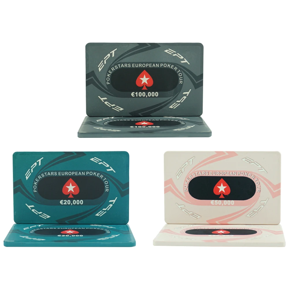 Ept Rectangle Poker Chip Of Custom Ceramic Plaque Poker Chips Buy