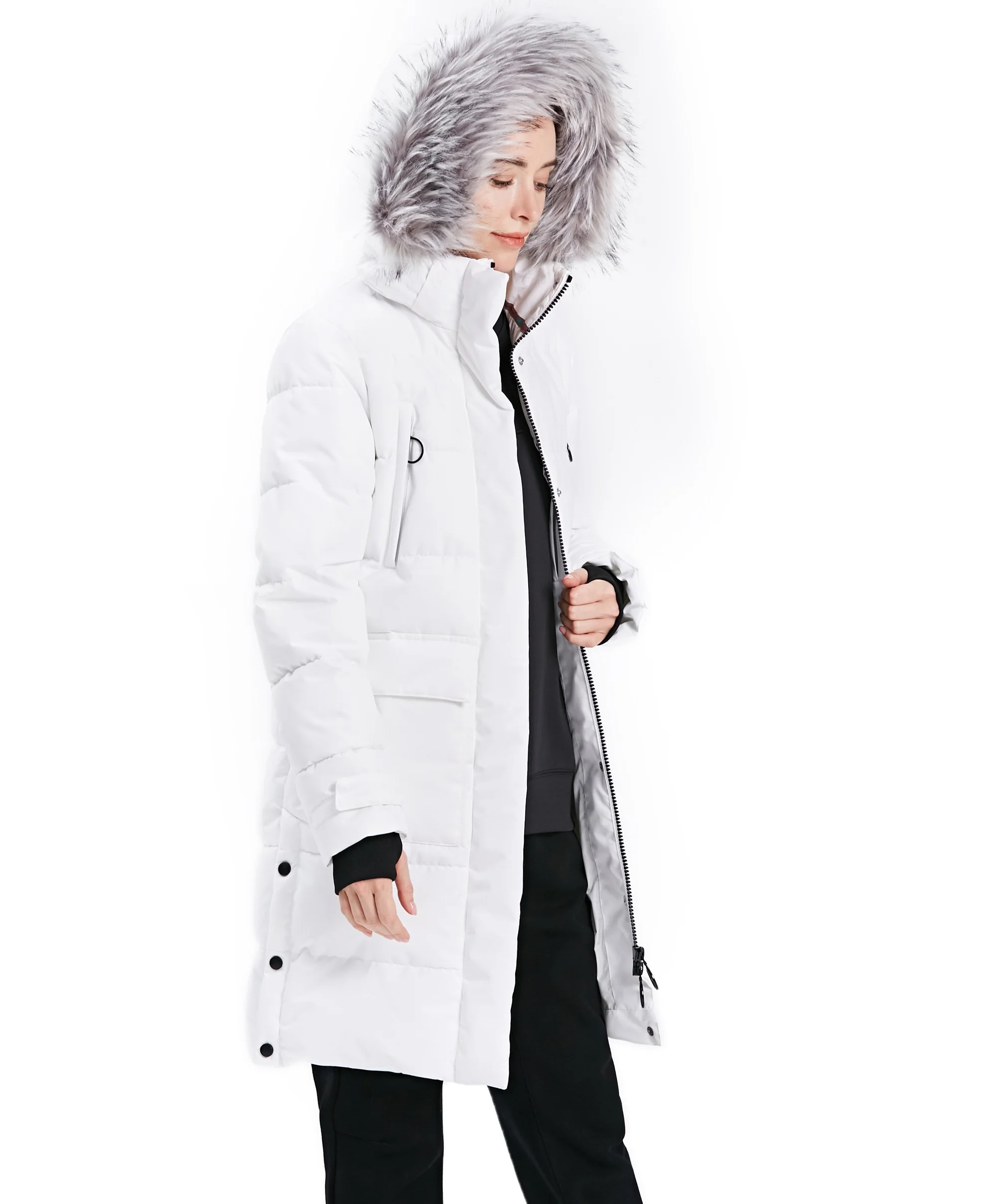 Plus Size Parka Jacket
