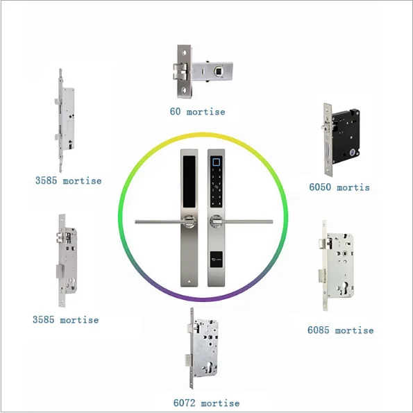 Factory Price Digital Fingerprint Deadbolt WiFi TTlock Smart Locks Smart Password Card Key Home Office Door Lock