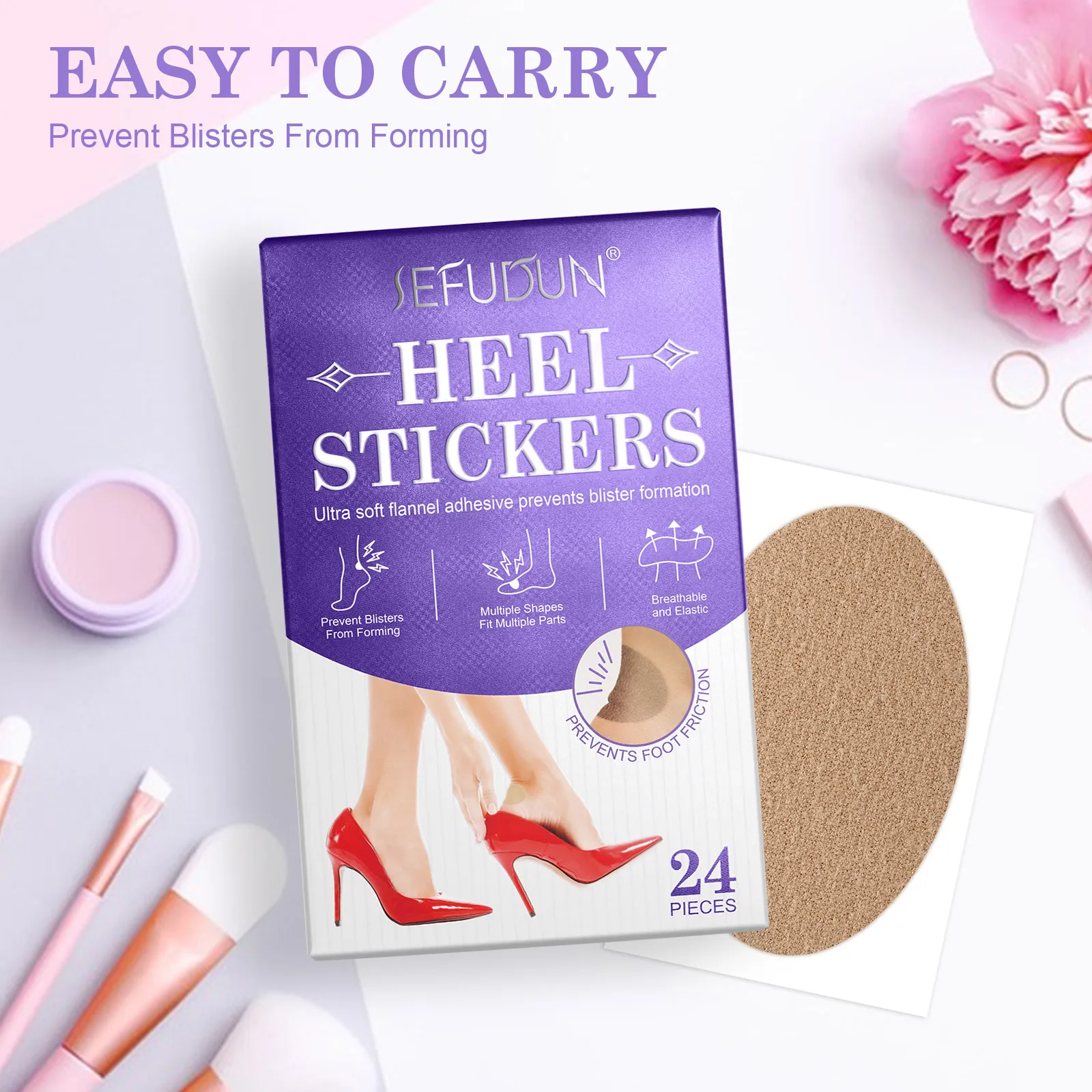 Sefudun Moleskin Tape Heel Stickers Blister Prevention Pads Prevent