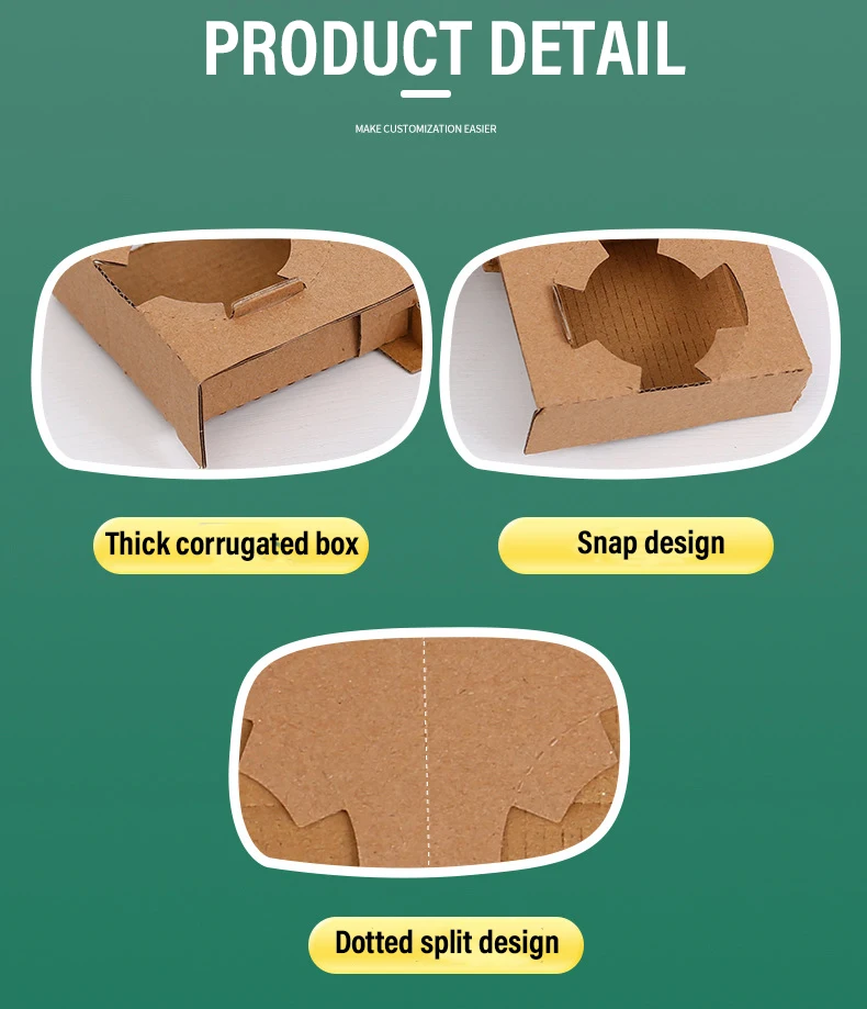 Custom Disposable Brown Kraft Paper Cup For Hot And Cold Drinks Coffee