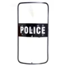 Rectangular UV stabilized polycarbonate Anti Riot Shield with 95% transparency in virgin ABS material