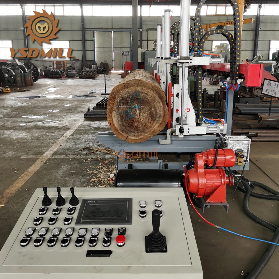 Automatic Laser Vertical Band Sawmill Wood Cutting Machine With Cnc