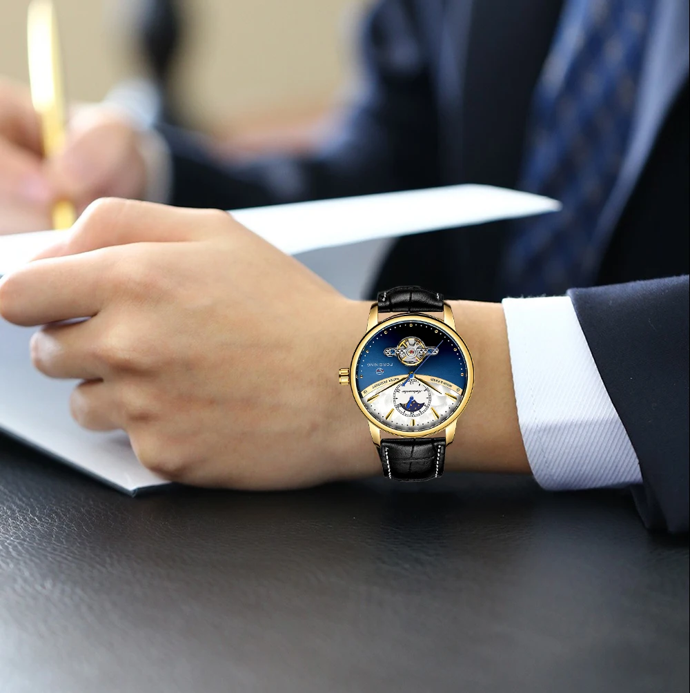 China Watch Manufacturer Forsining Luxury Men Watches Automatic Genuine
