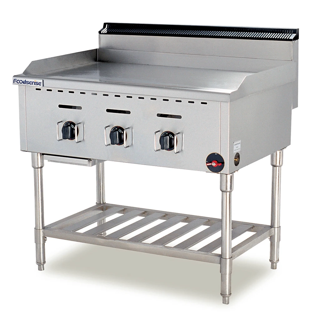 1200mm Commercial Gas Restaurant Griddle With Stand High Quality