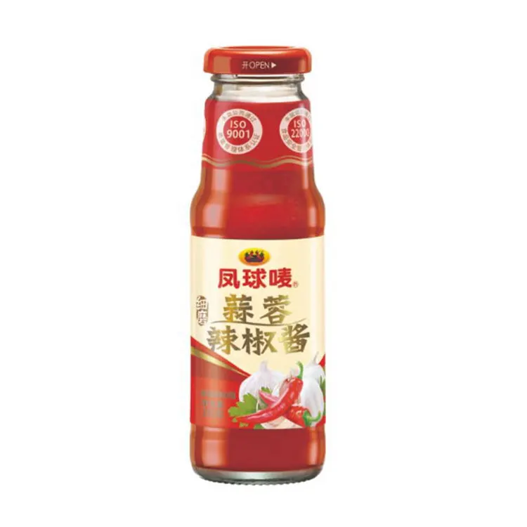 
Wholesale price 250g garlic chili sauce for chinese food 