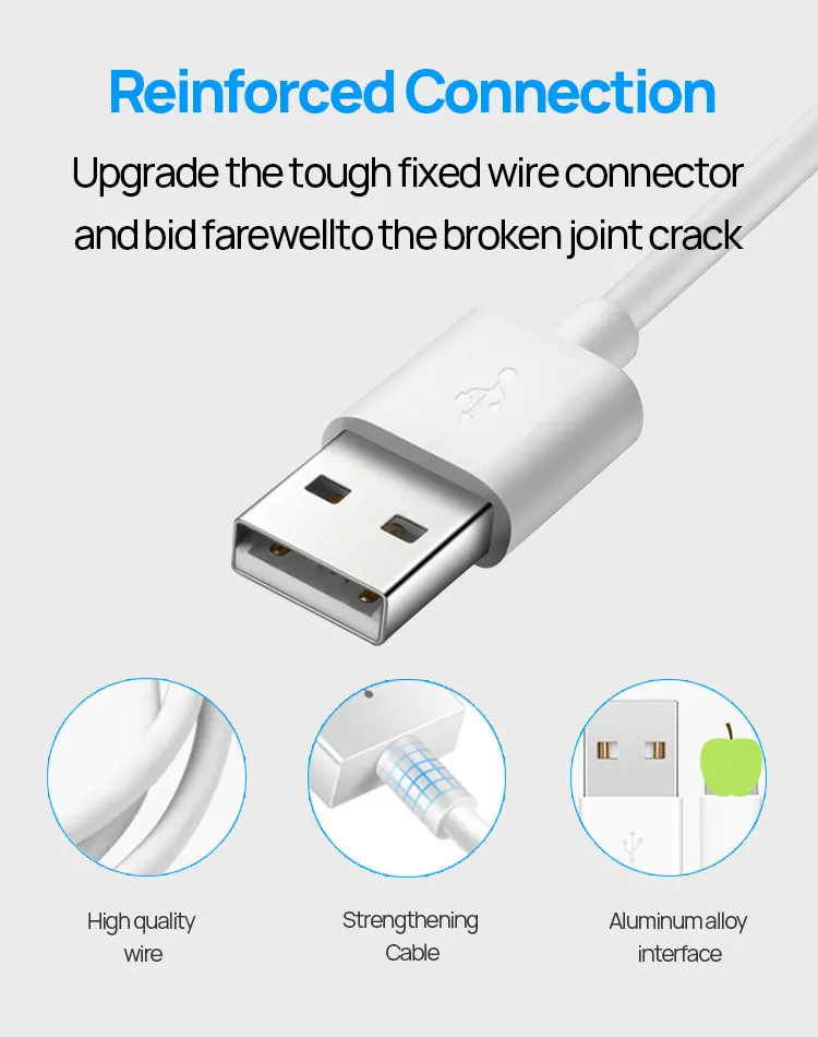 1m 6ft with box for iphone 7 cable charging wire to lighting cable phone cabo 2m foxconn magnet cabo for iphone 11 usb charger