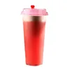 2019 best-selling biodegradable smoothie crystal juice Personalized Kids Plastic pearl China Tea Cups
