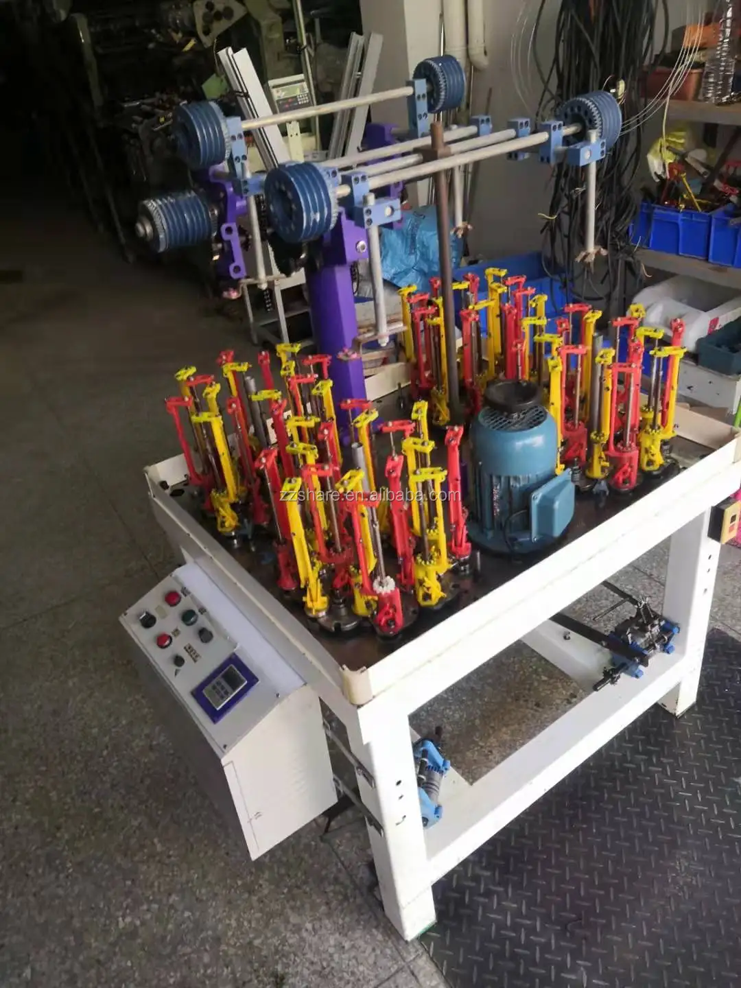 Automatic 48 Spindle Shoelace Making Flat Shoe Lace Machine Buy