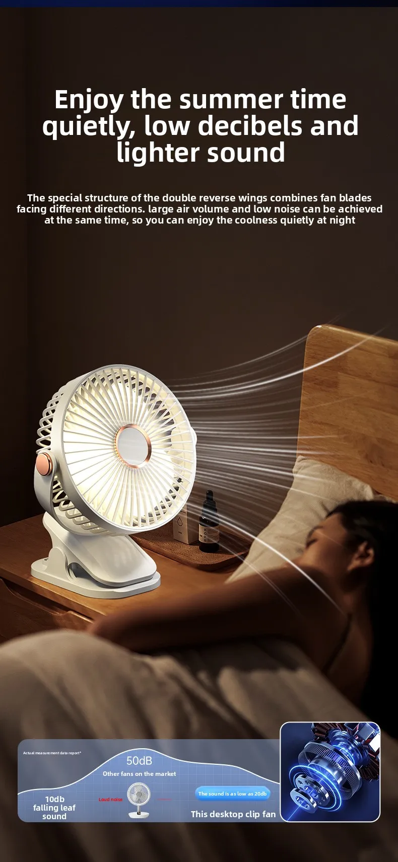 Mini Personal Cooling Fan, USB, Portable - detail 24