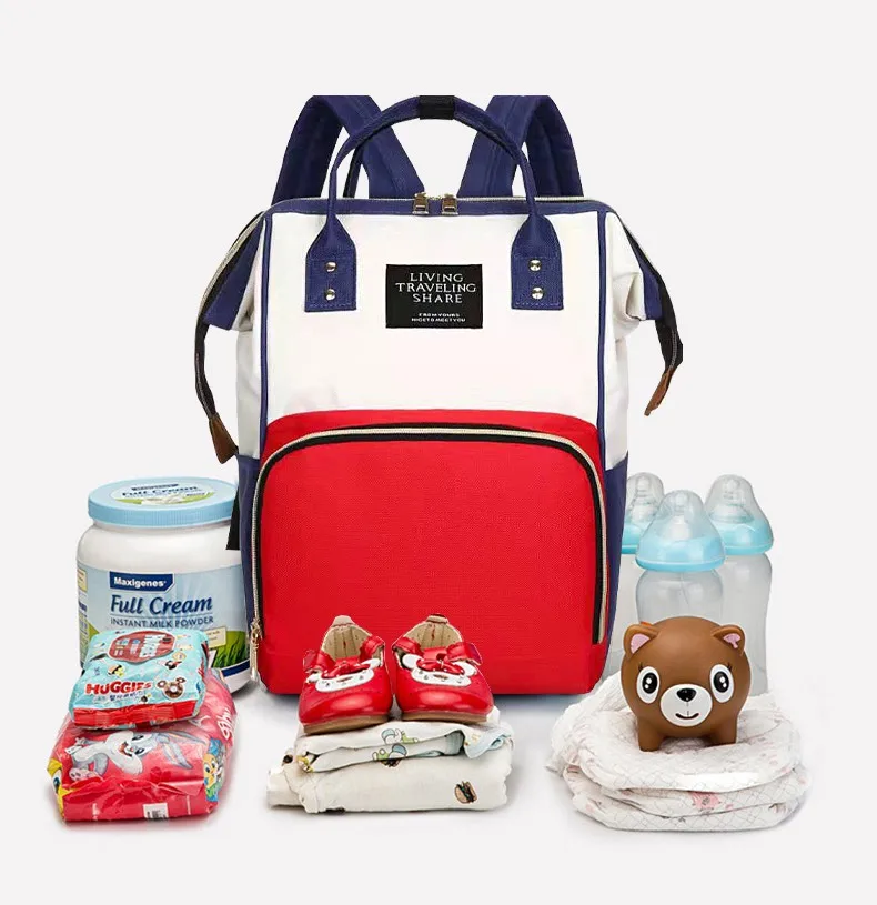 product-GF bags-New Arrival Multi-Function Nylon Waterproof Mommy Baby Diaper bag Outdoor Travel Wat-1