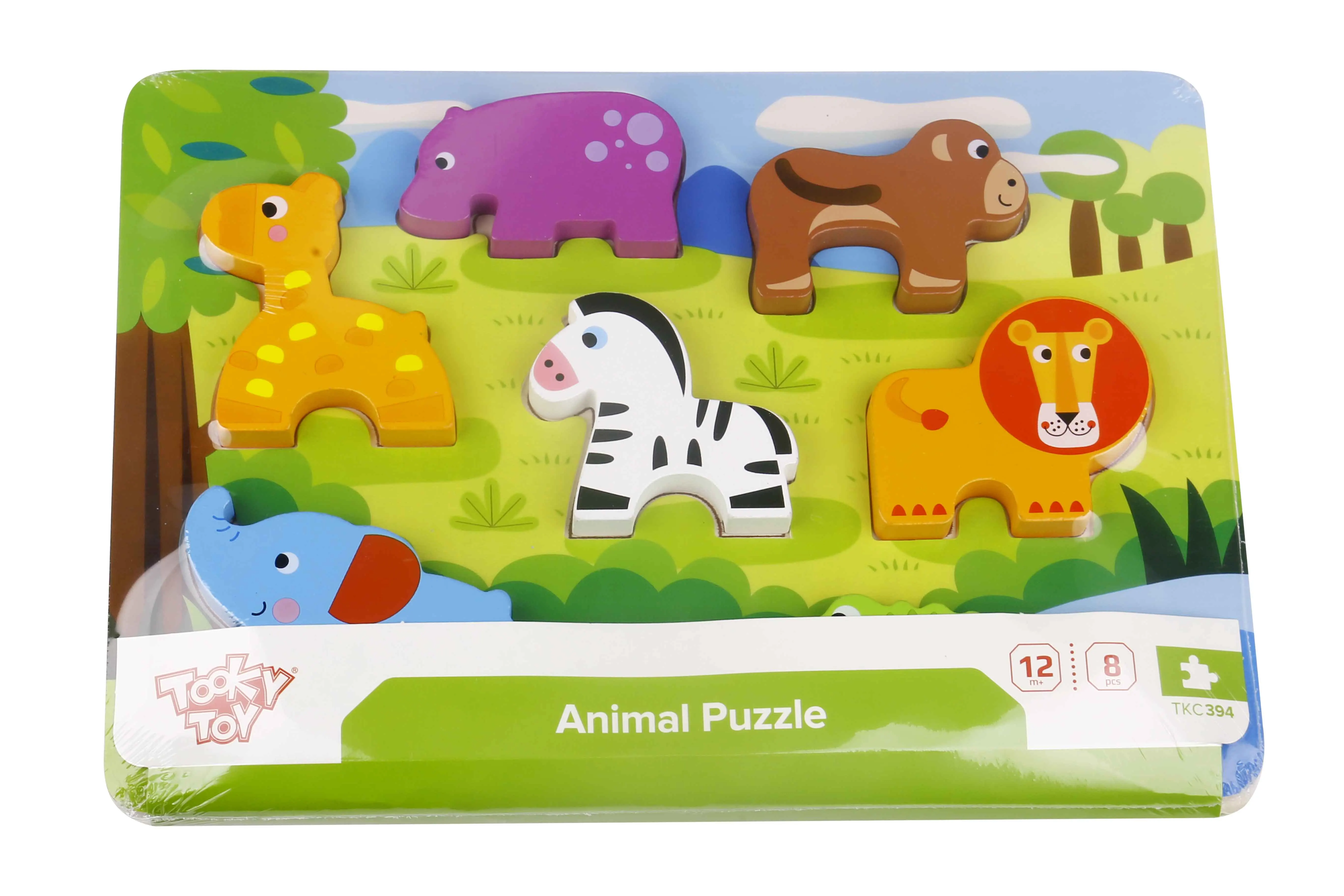 嬰兒動物園動物教育遊戲玩具 3d 木製拼圖塊板 - buy wooden puzzle