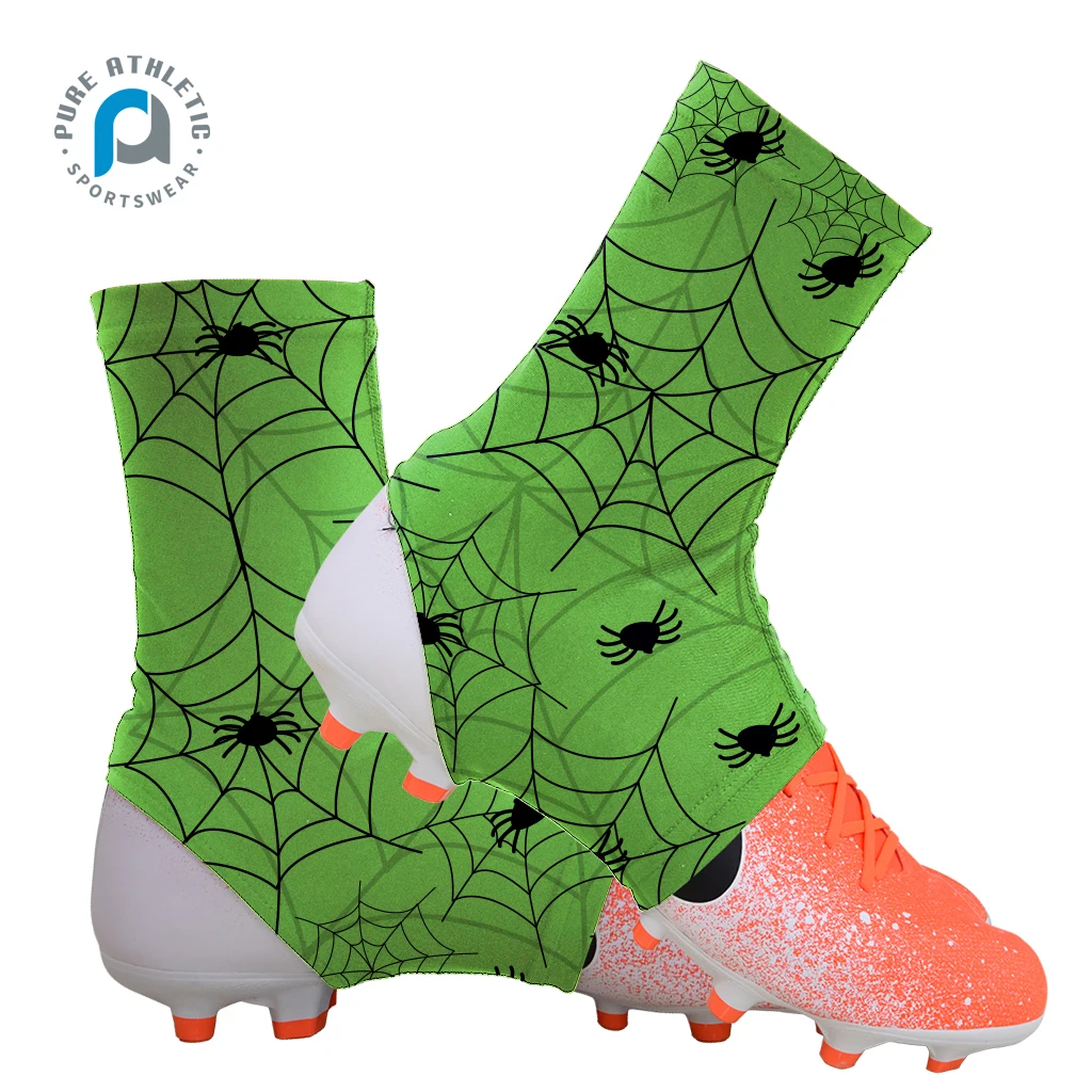 Pure Custom Oem Wholesale Sublimation Sports Spats Black Football Cleat