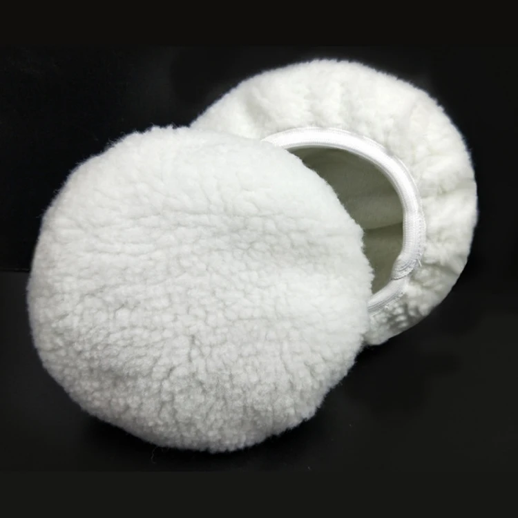 6 Inch Lambswool Polishing Bonnet / 7 And 9 Inch Buffer Bonnets / 10 ...