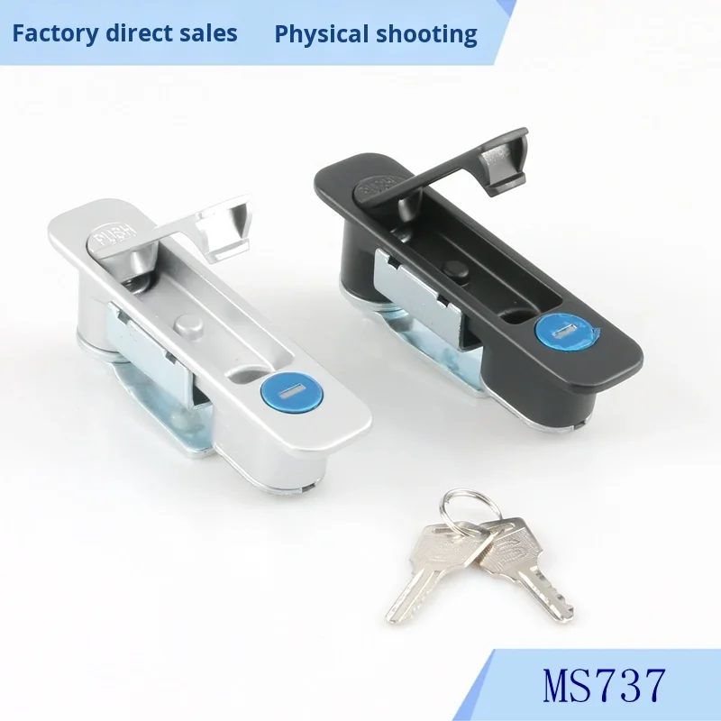 Ms737 6000 Series Alloy Plane Lock Open Control Cabinet Door Lock Main Cabinet Bounce Lock Industrial Cabinet Lock Equipment details