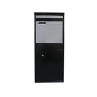 Outdoor Home Package Large Smart Stainless Steel Metal Parcel Post Letter Mail Drop Delivery Box