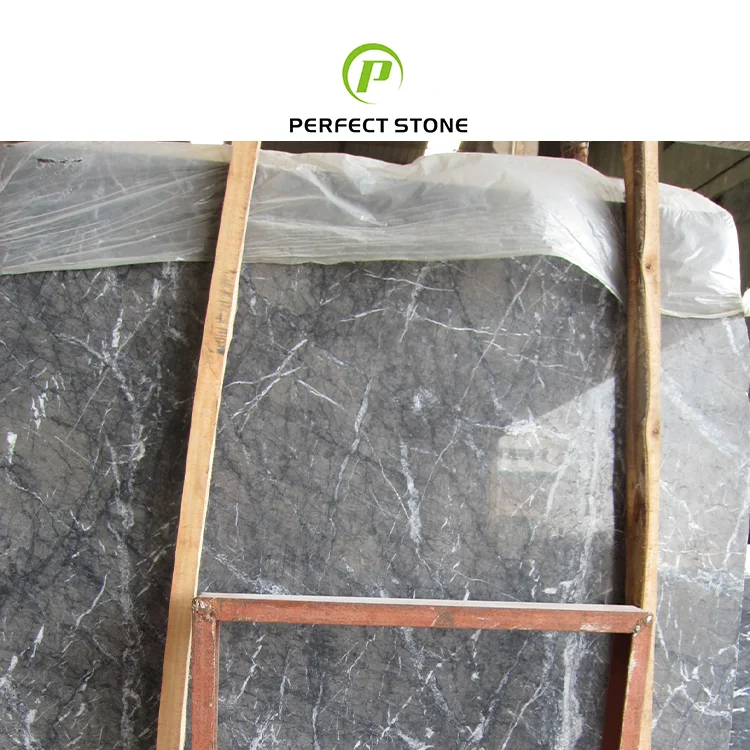 Grigio Carnico Gray Marble Natural Stone Slab Wall Tile and Countertop supplier