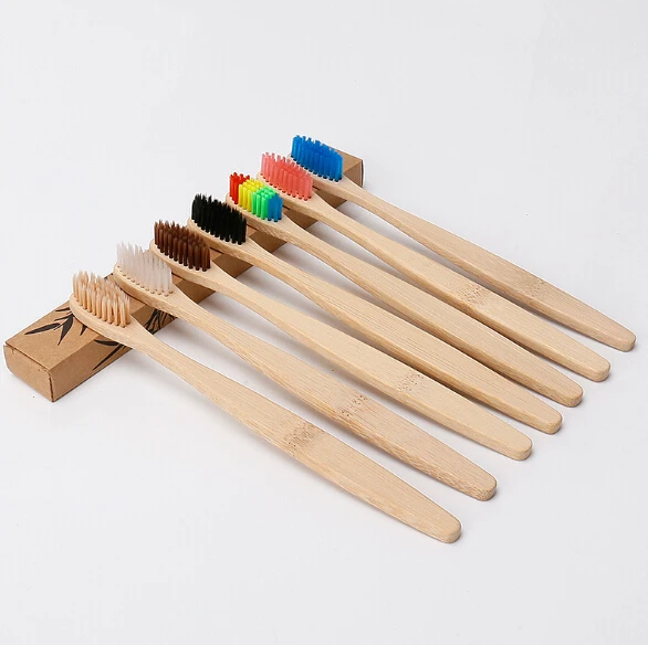 OEM Customized And Individual Packaged Biodegradable Natural Bamboo Toothbrush