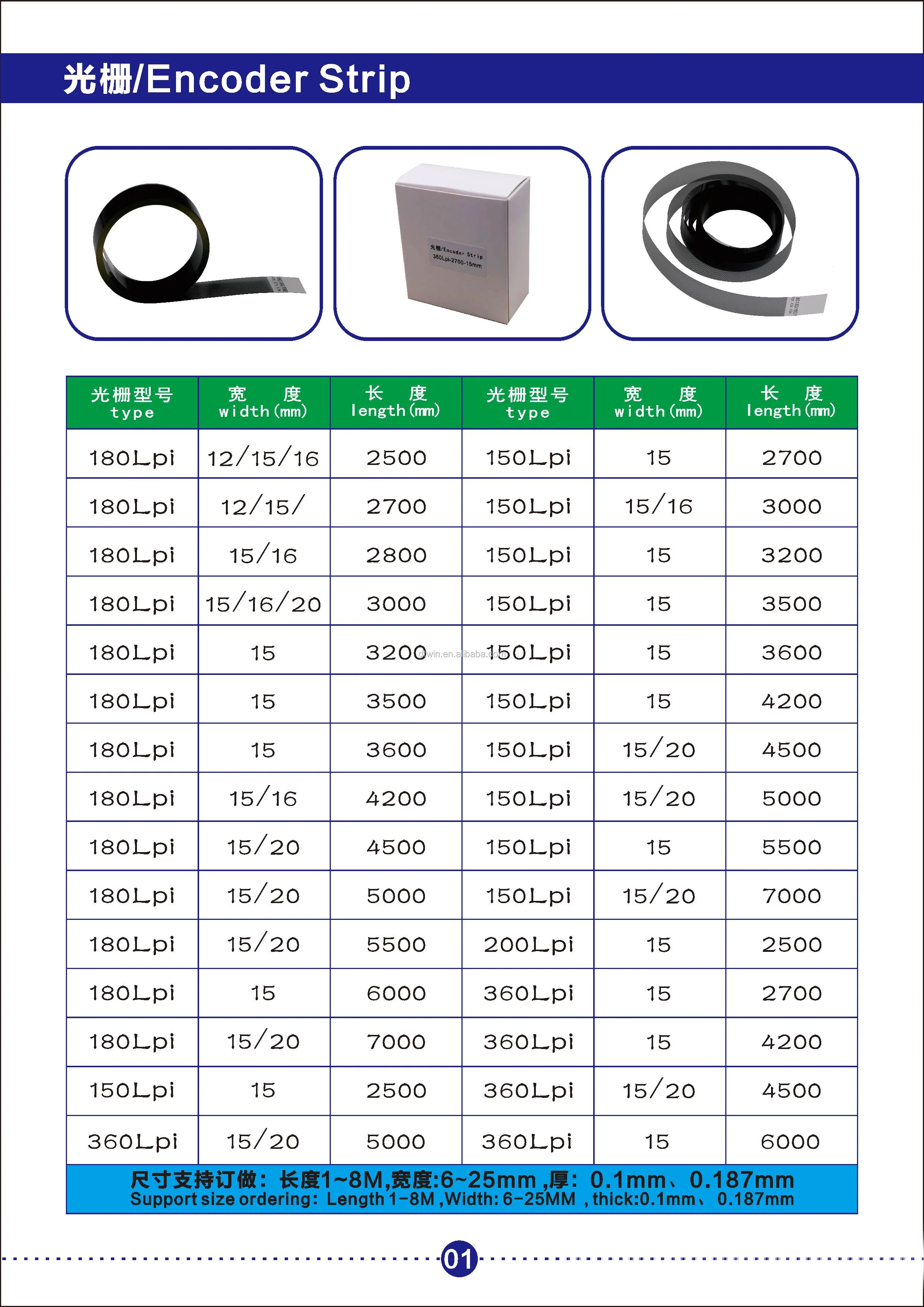 4.5m15mm Linear Encoder Strip Inkjet Printer 180dpi Encoder Belt Buy