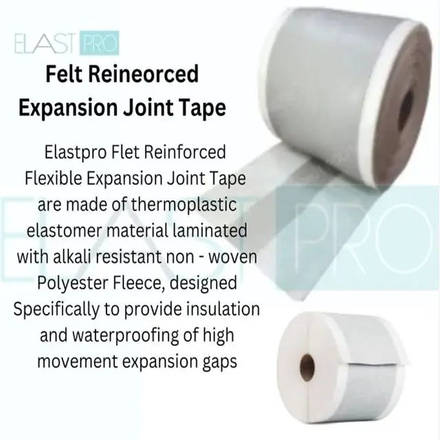 Blue Felt Reinforced Flexible Expansion Joint Tape For Expansion