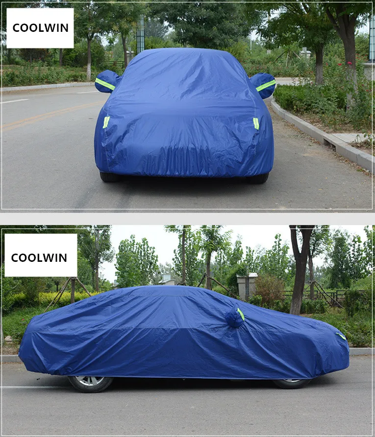 厚迷彩牛津汽车布防雨防晒绝缘车罩