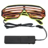 shenzhen price fancy el glasses with different color flashlight