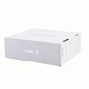 White background with custom logo printing 3 plys corrugated package box