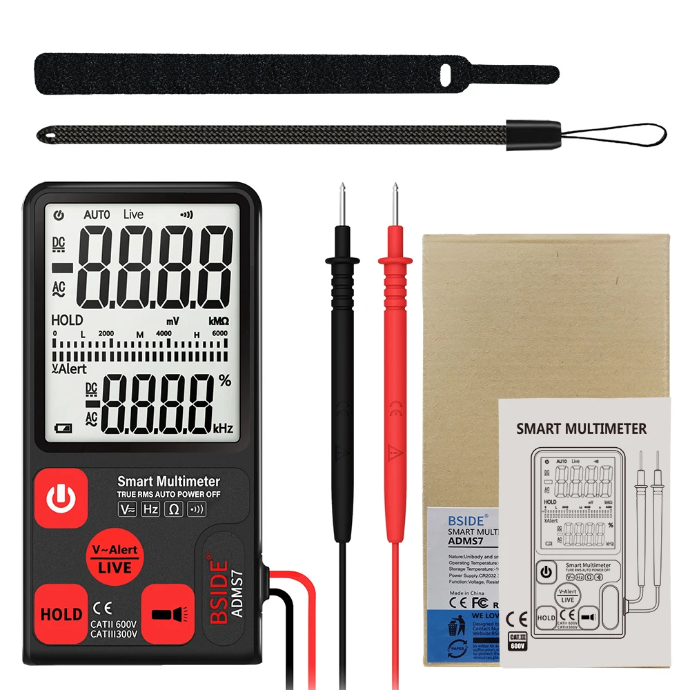 Ultra-Portable Digital Multimeter BSIDE ADMS7 Large 3.5