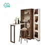 Wholesale Modern Home Furniture Wine Storage Foldable Wood Bar Counter Design