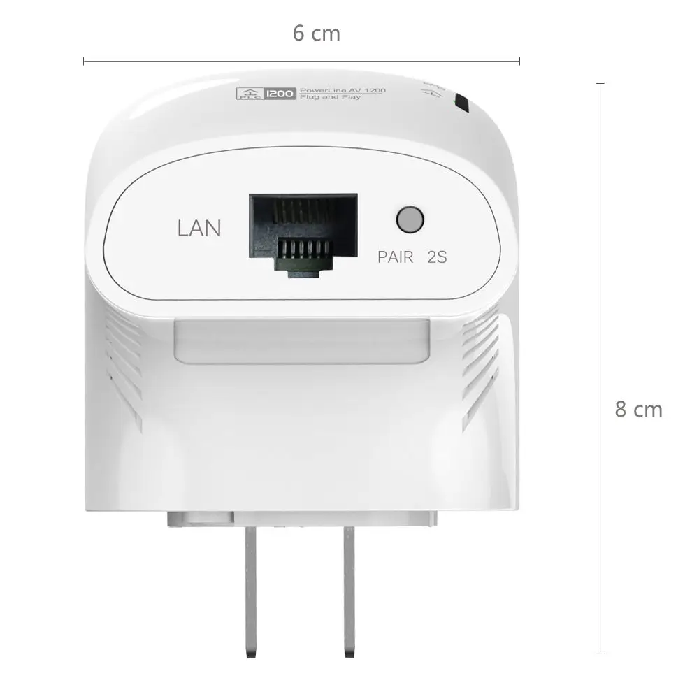 New Design 1200mbps Plc Powerline Adapter For Powerline Line