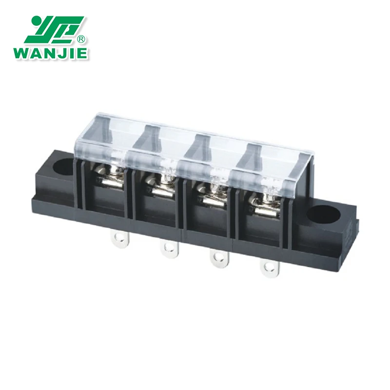 Audio Power Amplifier Barrier Terminal Block 13mm Pitch with Cover and ...