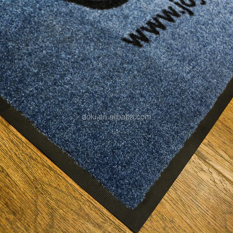 Heavy Duty Rubber Backed Best Quality Rubber Rug,Custom Printed Blank