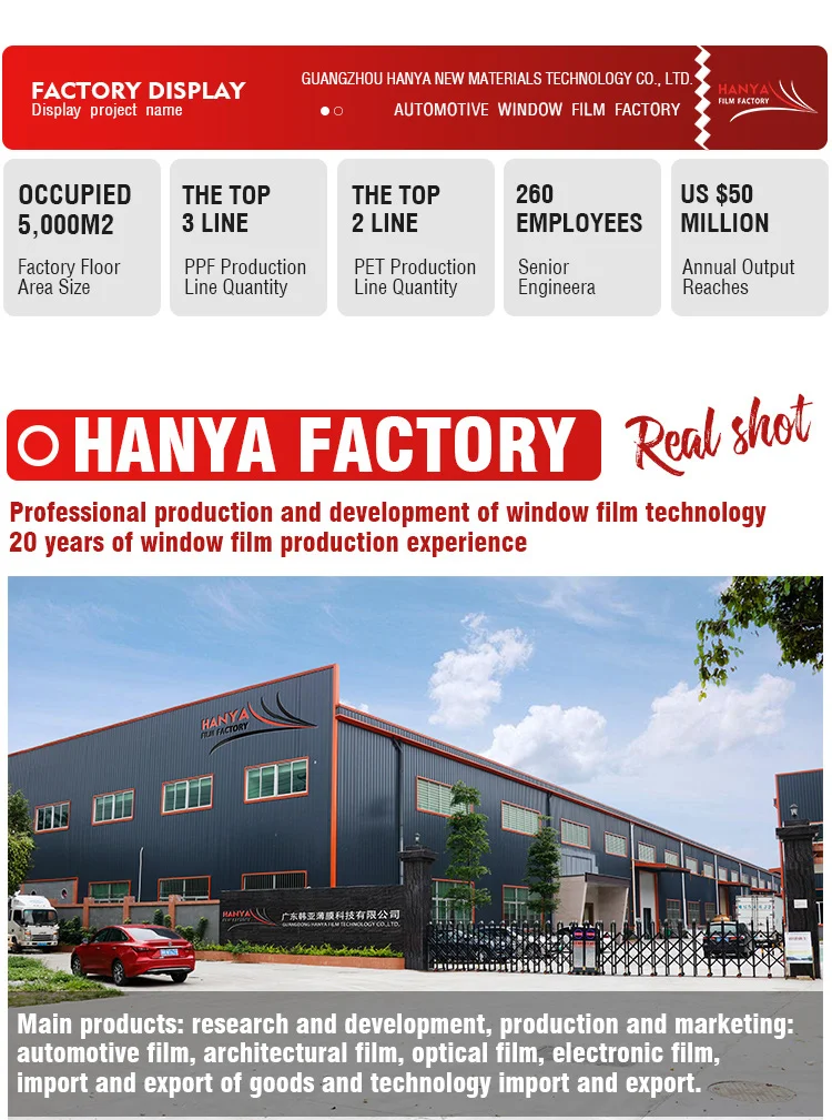 Carbon Fiber Scratch Resistance Transparent Car Accessories Tpu Ppf