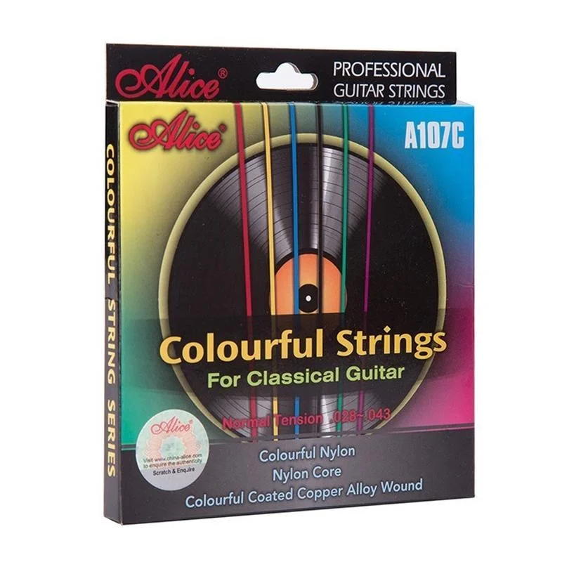 Alice A107C High Quality Coated Copper Alloy Nylon Western Guitar ...
