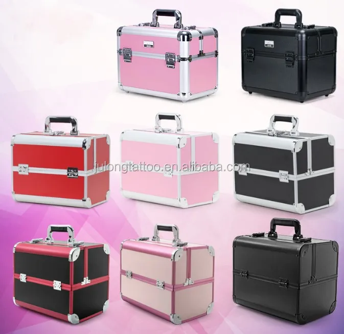 Portable Professional Cosmetic Bag Suitcases For Cosmetics Large