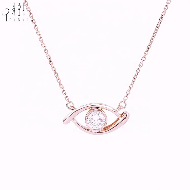 Black Friday High Quality Jewelry Wholesale Rose Gold Necklace Real Diamond Jewelry Fashion Necklace