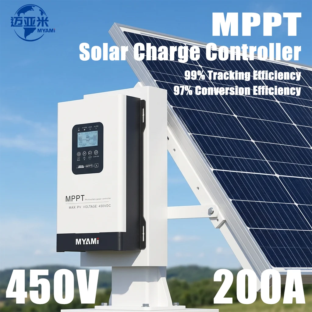200 amp solar system wiring diagram showing PV input, battery bank, hybrid inverter, and 200A main panel