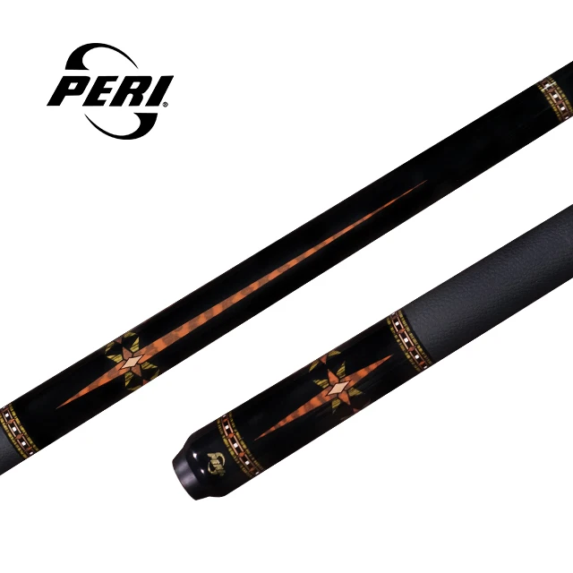 Peri Pool Cue Pd03 Canadian Hard Maple Shaft With Black Lychee Grain