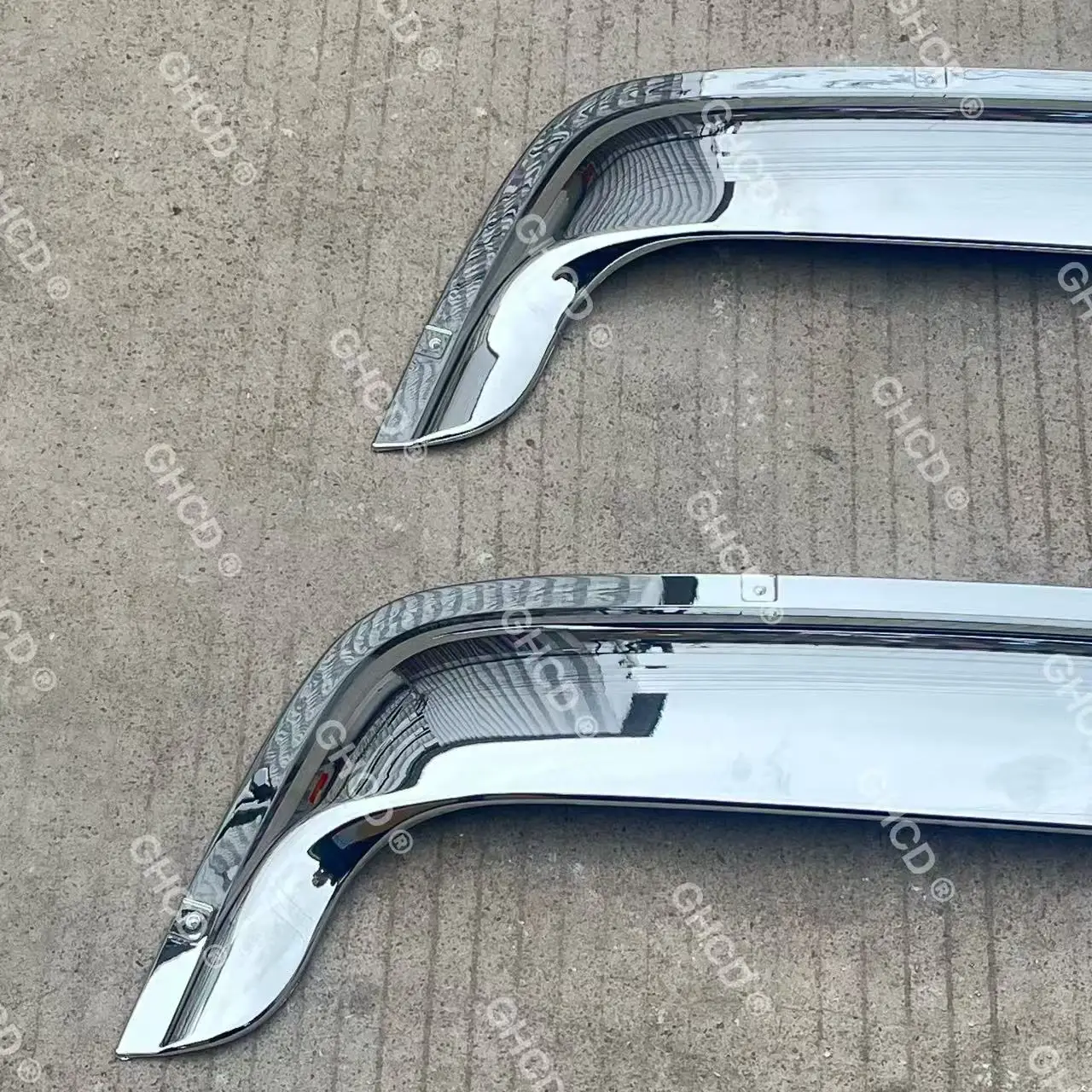 GHCD HIGH QUAITY/FACTORY PRICE CHROME-PLATED SUN VISOR for JAPANESE TRUCK ISUZU-GIGA/HINO/MITSUBISHI/NISSAN supplier