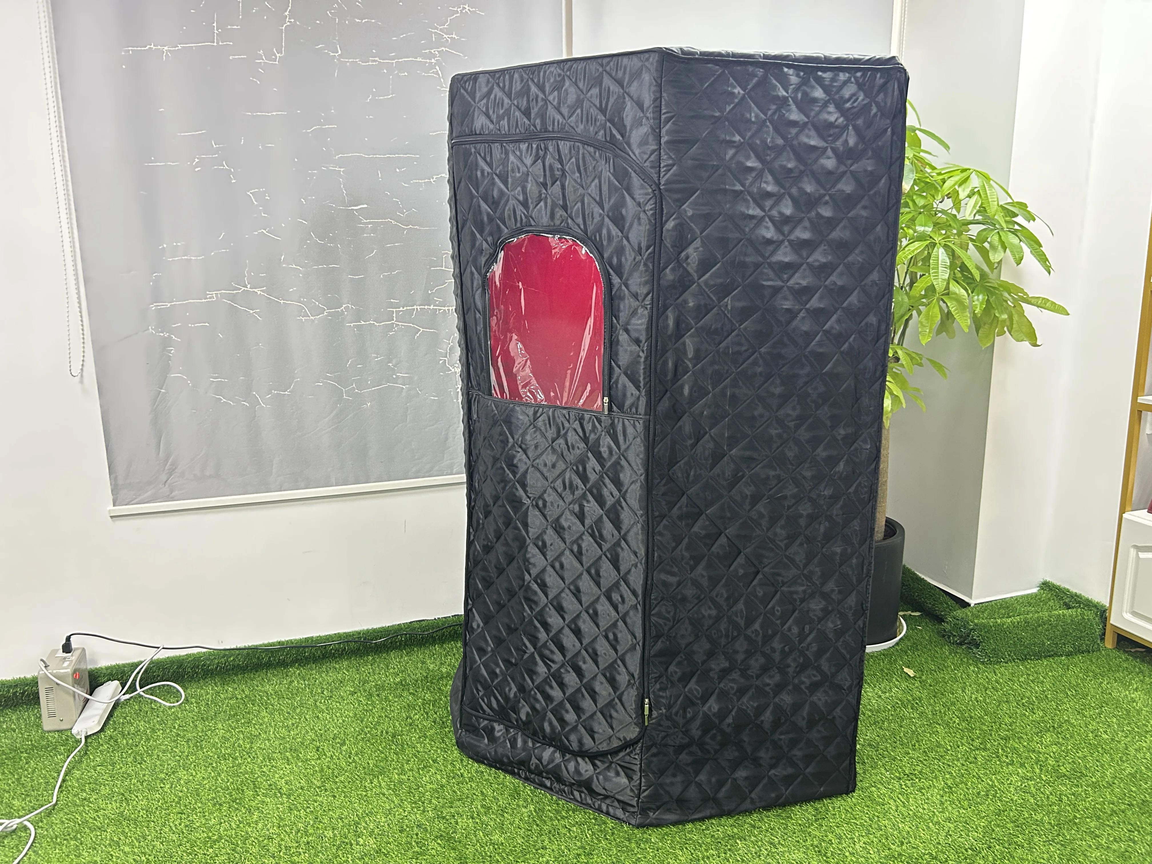 OHO Modern Portable Infrared Sauna Tent Red Light Therapy Electric Dry Steam Relax Detox Low EMF Smart Control Panel Apartment supplier
