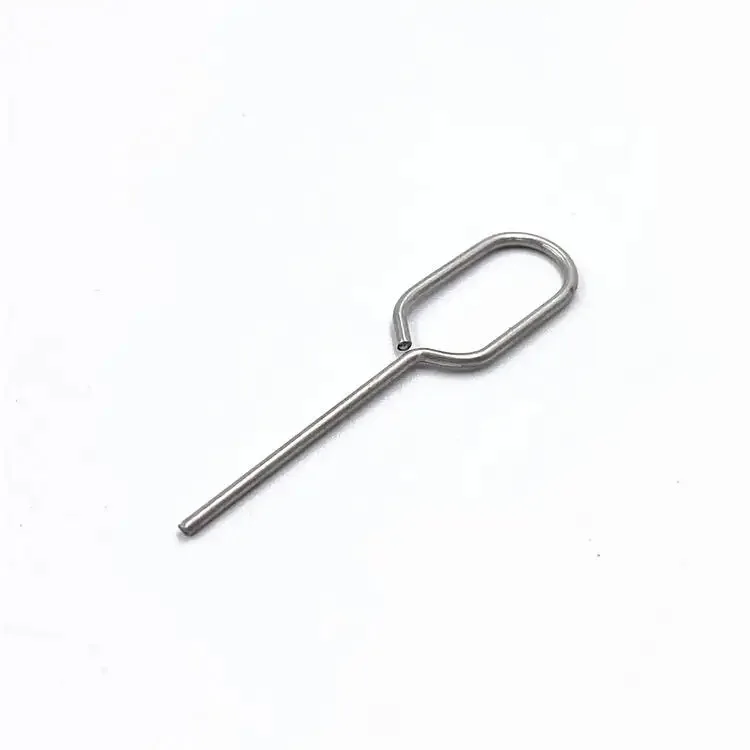 Side-by-side comparison of three SIM ejector tools showing tip diameter, length, and engraving depth