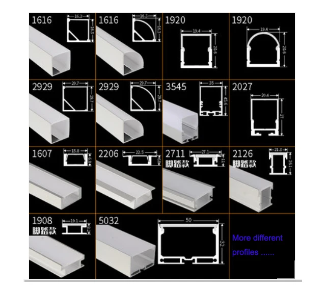 New Design Under Cabinet Light Strip Led Light Bar SMD5050 Aluminum Profile Rigid LED Strip