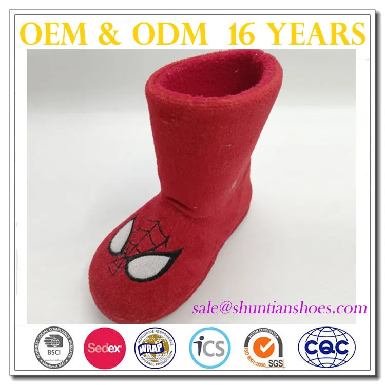 Mejor Venta De Color Rojo Hombre Araña Personaje De La Película Bordar  Niños Bootie - Buy Botas Para Niños,Botines Peludos Para Niños,Botas De  Alta Calidad Para Niños De China Product on Alibaba.com