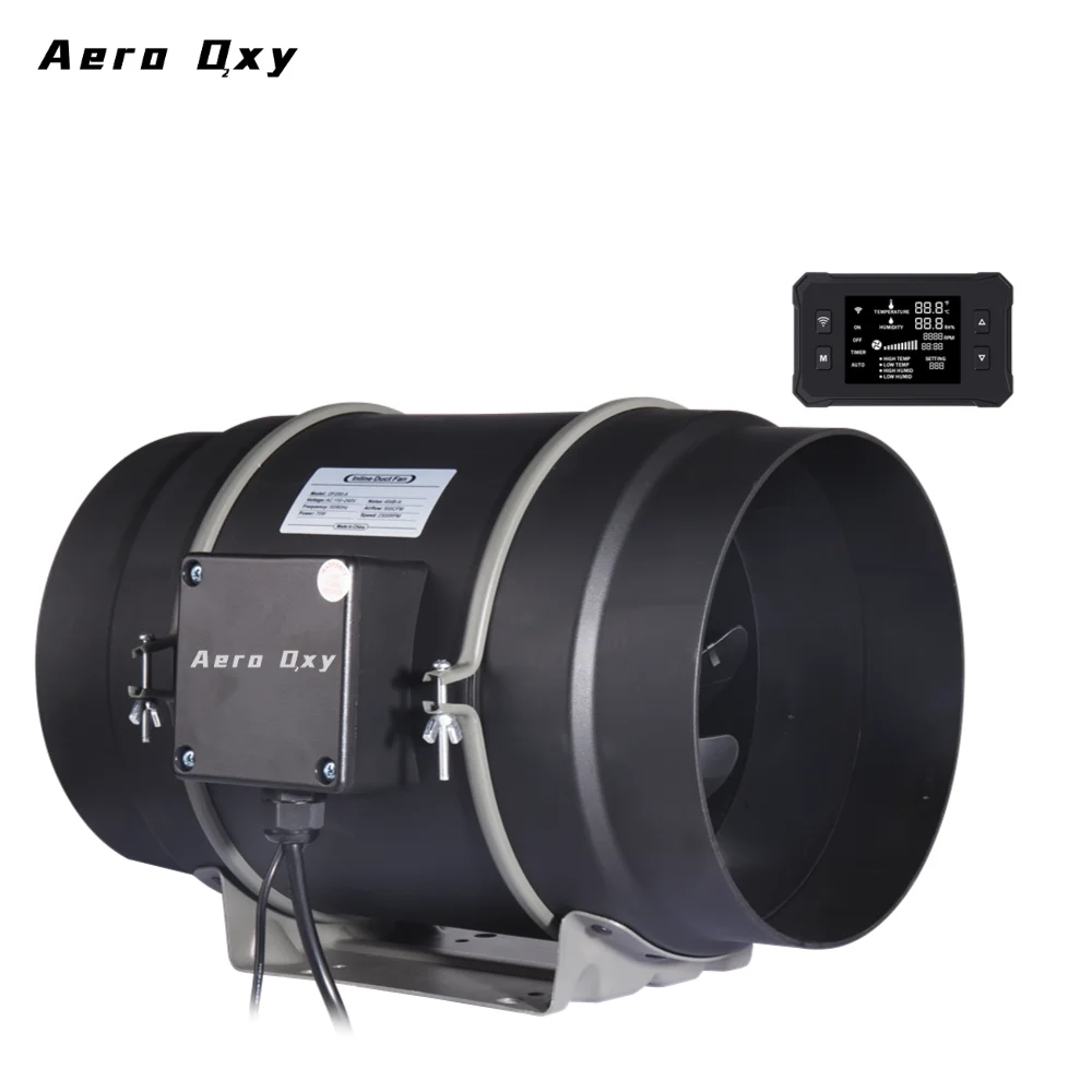 Inline Duct Fan, Wall, 200mm - detail 2