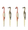 bulk promotional bird flamingo wood ballpoint pen wooden animal pen