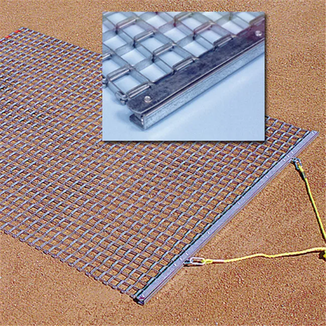 Drag Mat For Ground Leveling/Polished Steel Dragmat.jpg