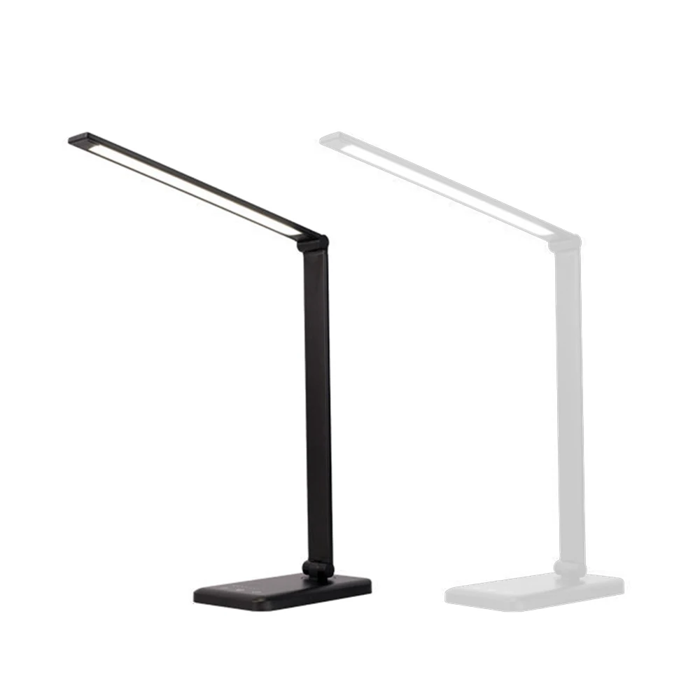 Quality Modern Rechargeable Silver Led Table Lamp Bed Side Desk Light