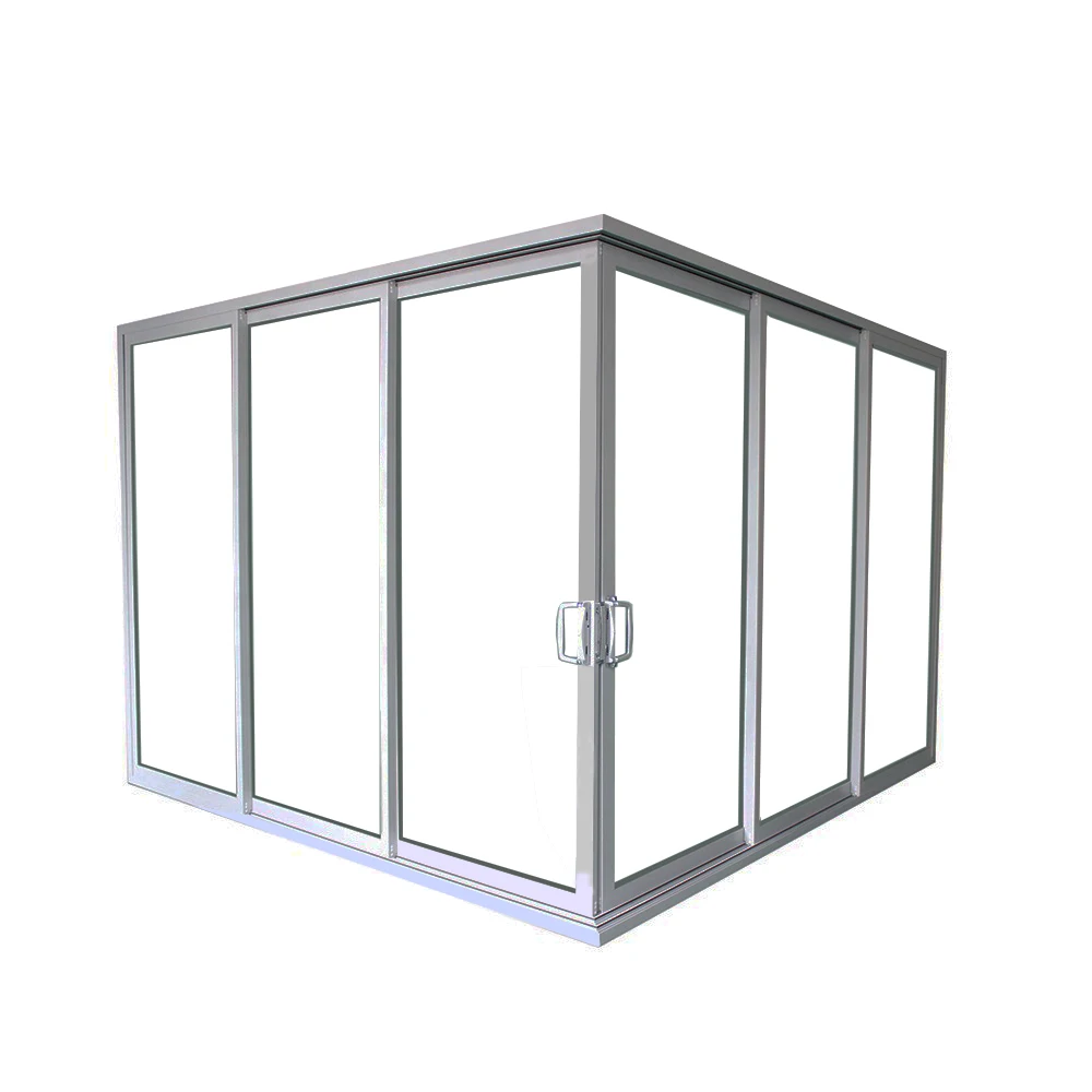 NFRC AS2047 standard maker custom large internal powder coated aluminum sliding glass doors  for office