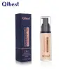 Qibest7 Colors Hydrating Stone Liquid Foundation 30Ml Full Coverage Natural Nude Concealer Oil-control Moisturizing Cream Makeup